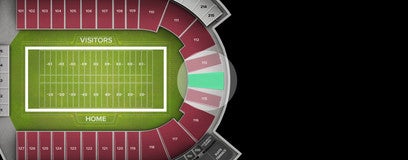 Seat view from Lower End Zone