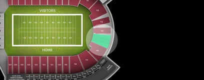 Seat view from Lower End Zone