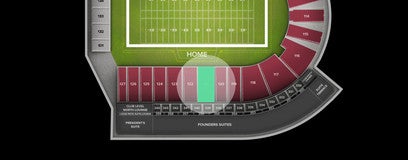 Seat view from Lower Sideline