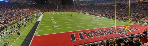 Seat view from Bearcat Lair End Zone