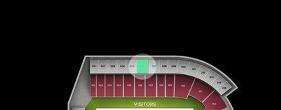 Seat view from Upper Sideline