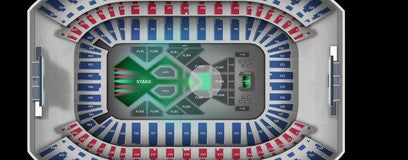 Seat view from Floor