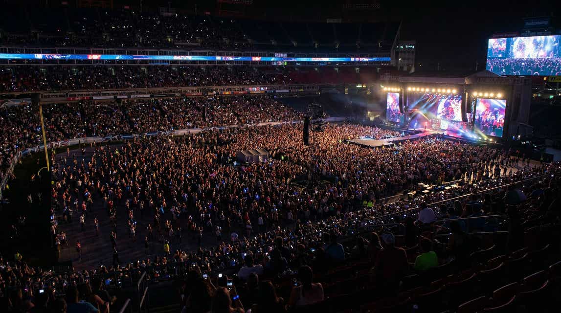 Seat view from Club