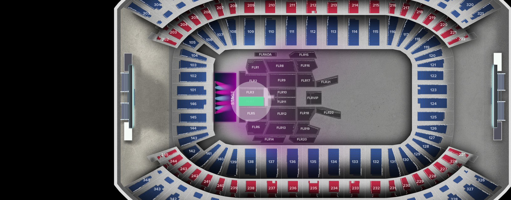 Seat view from Floor