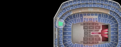 Seat view from Club