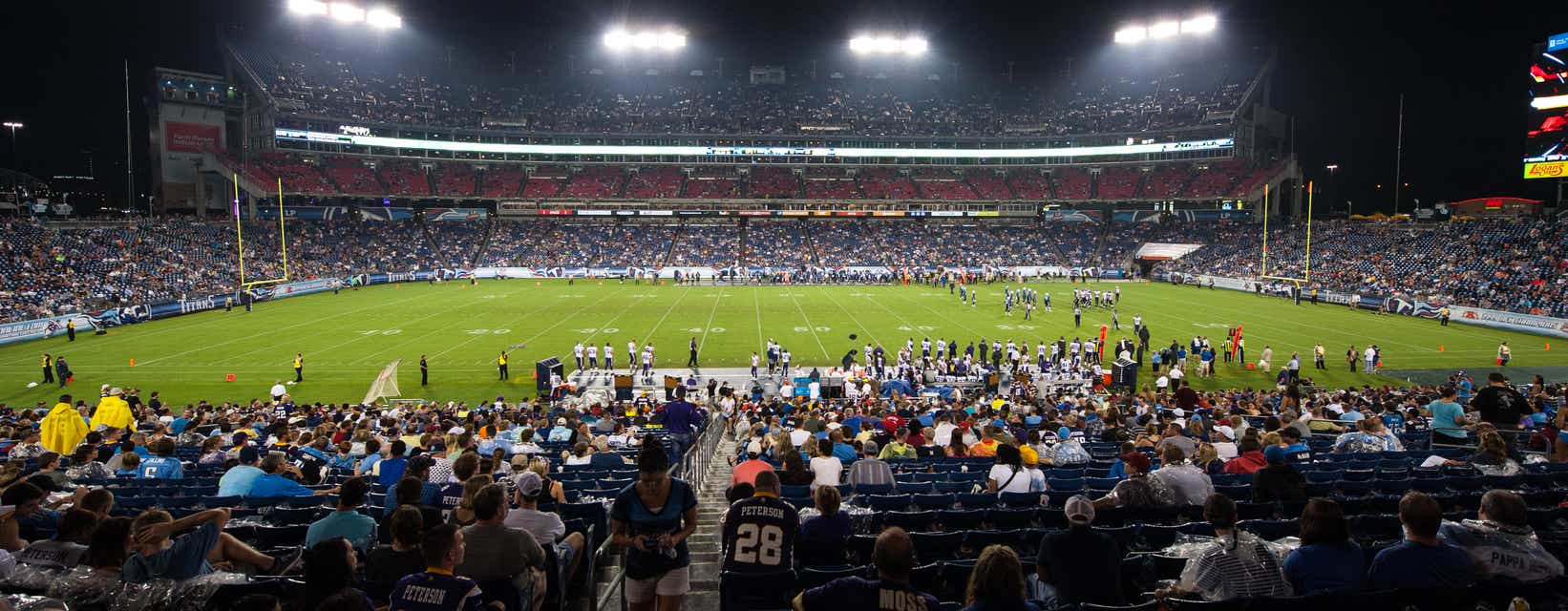 Seat view from Sideline