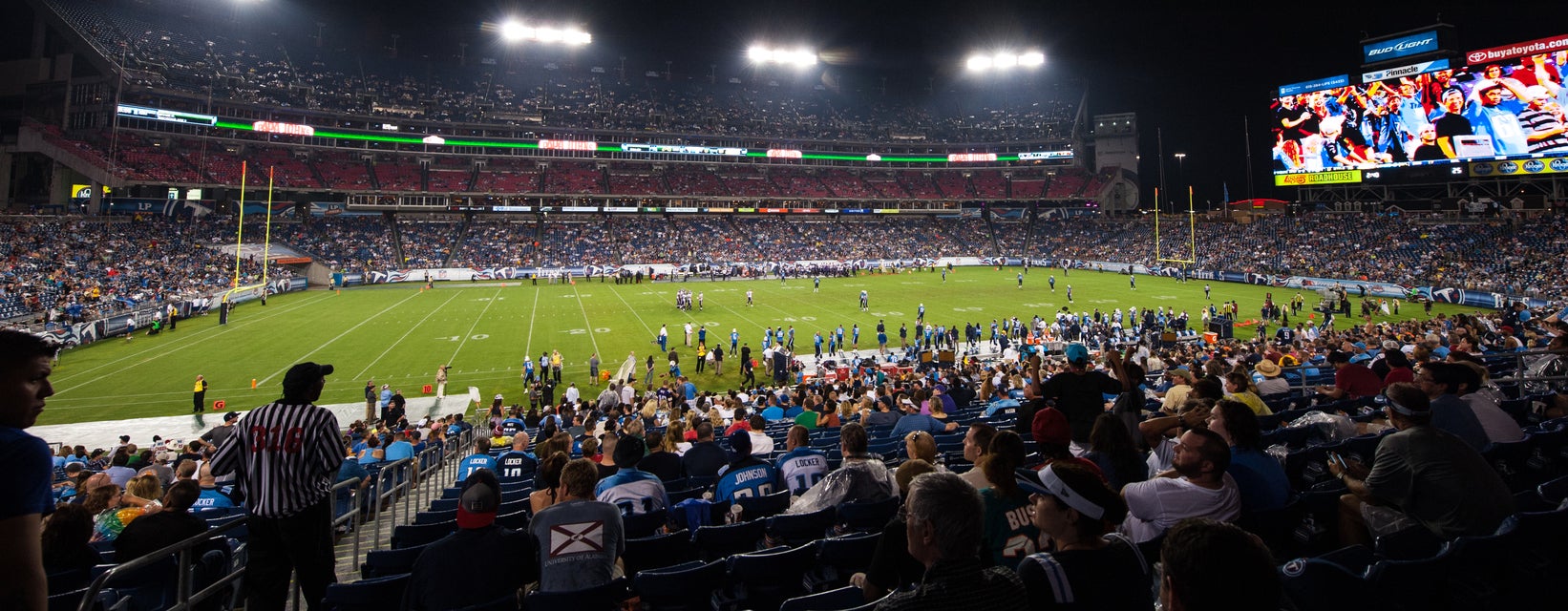 Seat view from Sideline