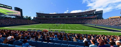Seat view from Sideline