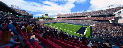 Seat view from Club