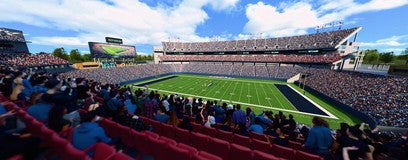 Seat view from Club