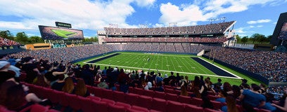Seat view from Club