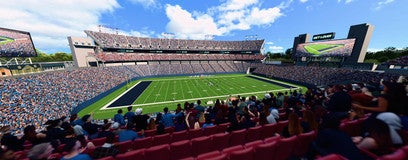 Seat view from Club