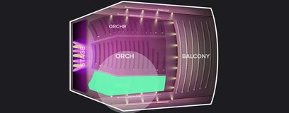 Seat view from Orchestra Left