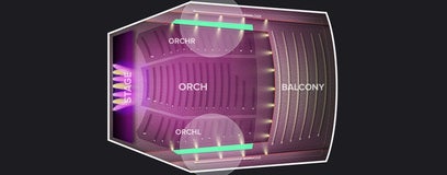 Seat view from Orchestar Loge