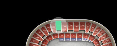 Seat view from Upper