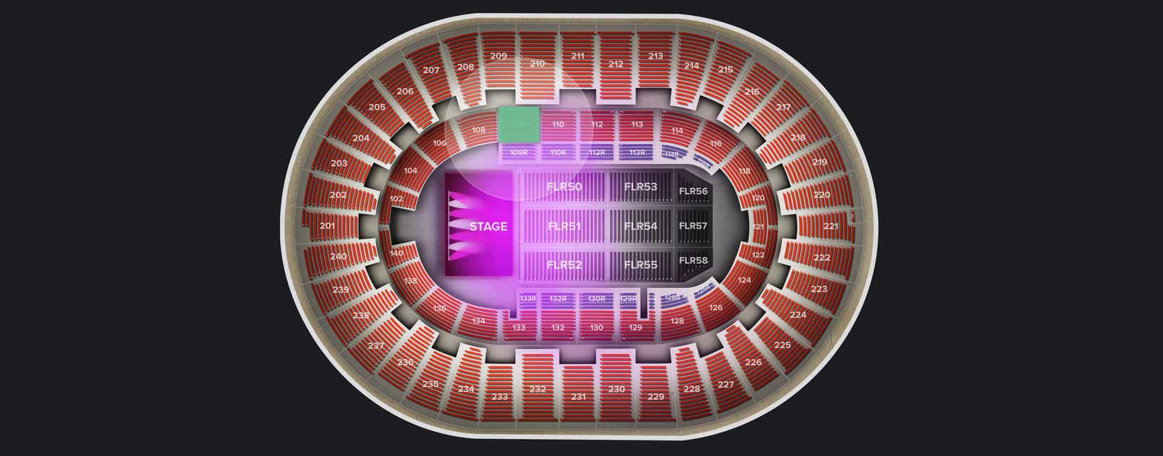 Seat view from Lower