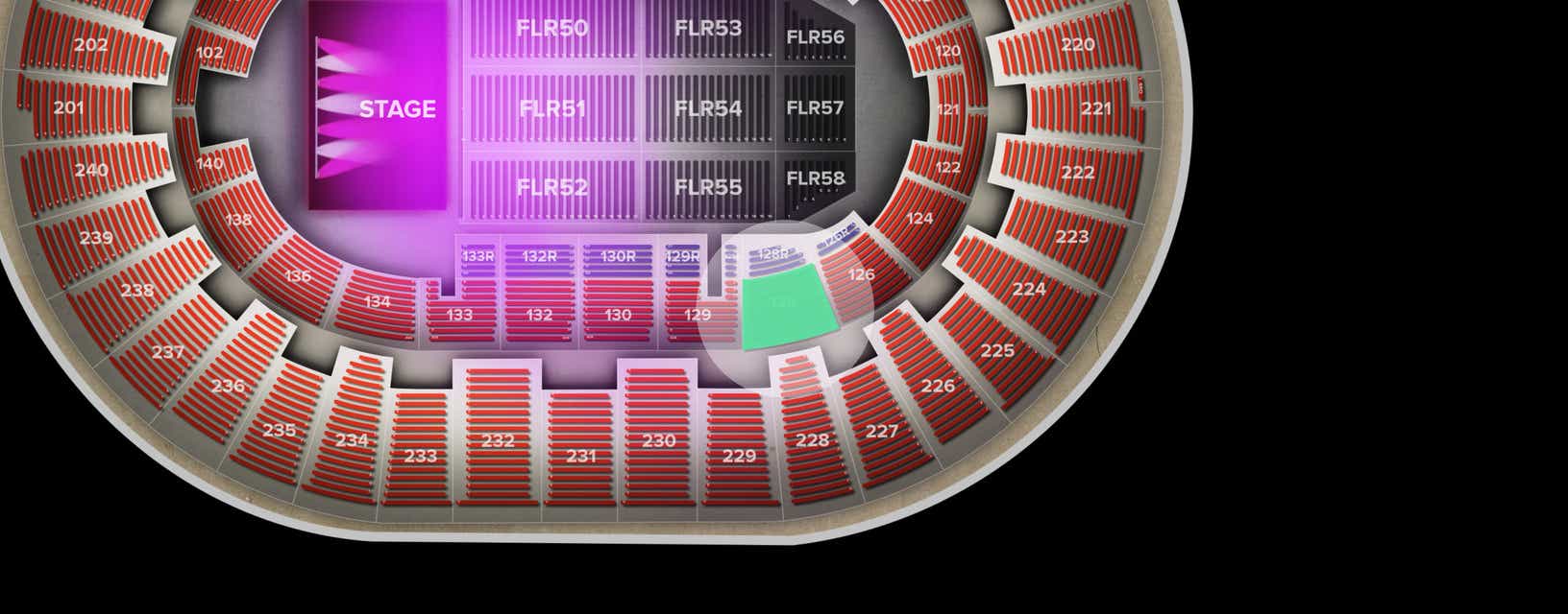 Seat view from Lower