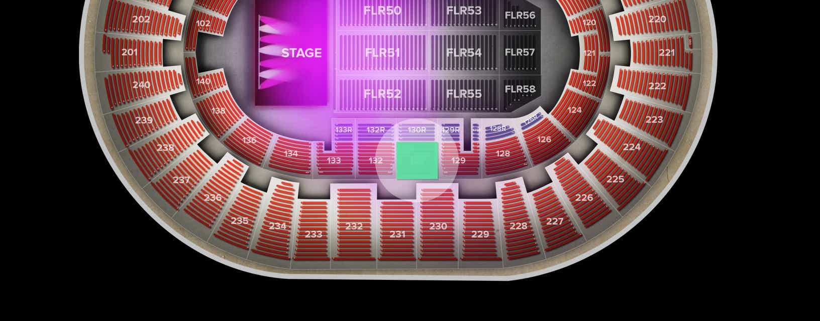Seat view from Lower