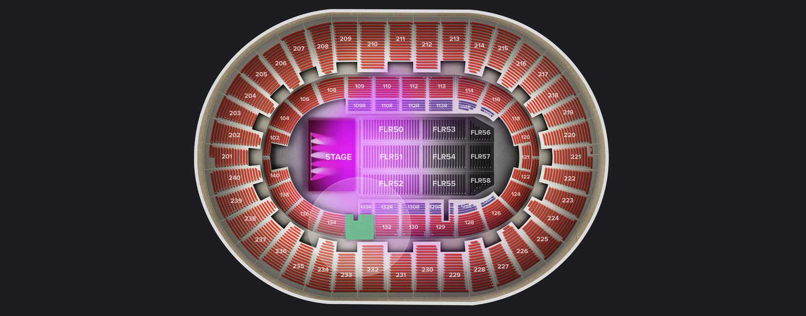 Seat view from Lower