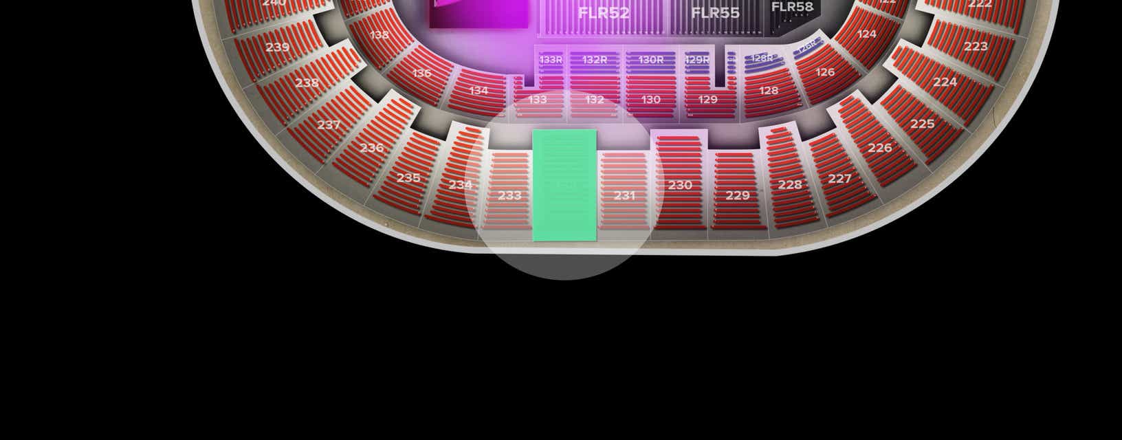 Seat view from Upper