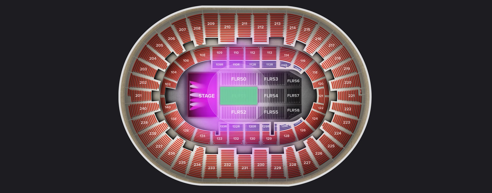 Seat view from Floor