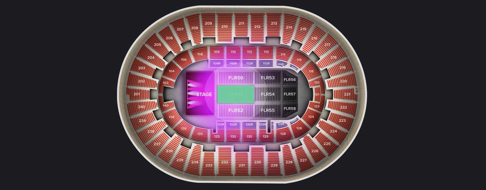 Seat view from Floor