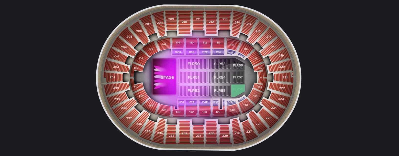 Seat view from Floor