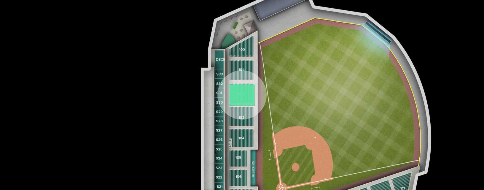 Seat view from Lower