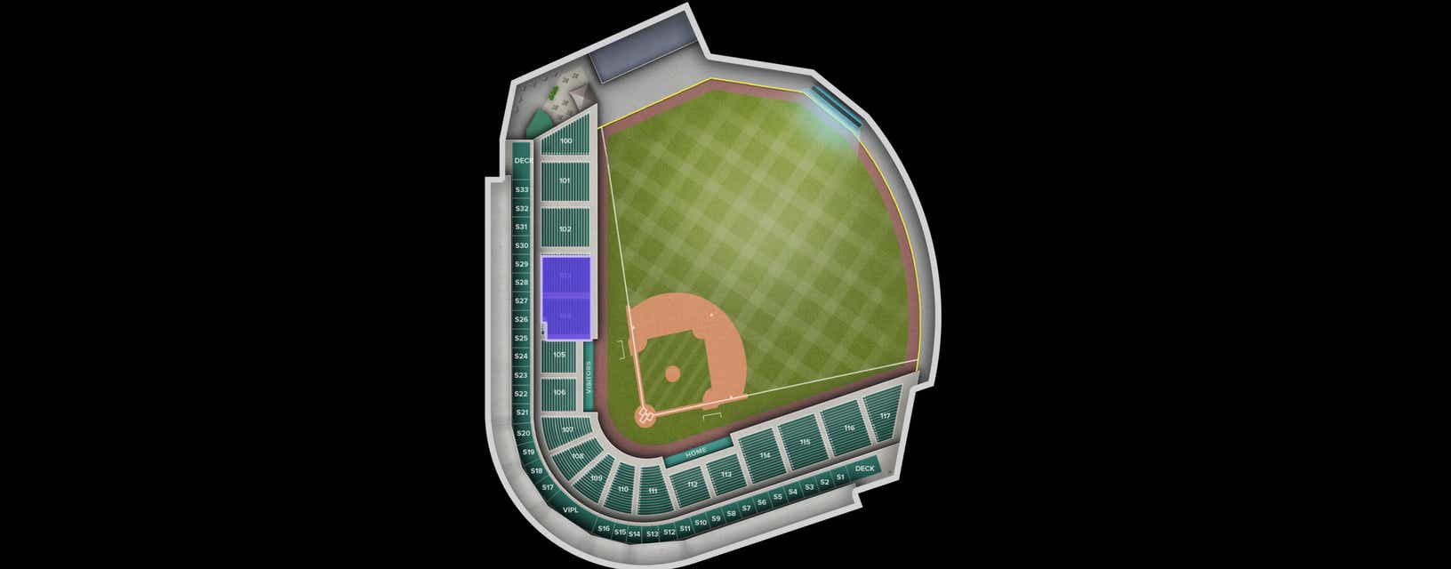 Seat view from Lower