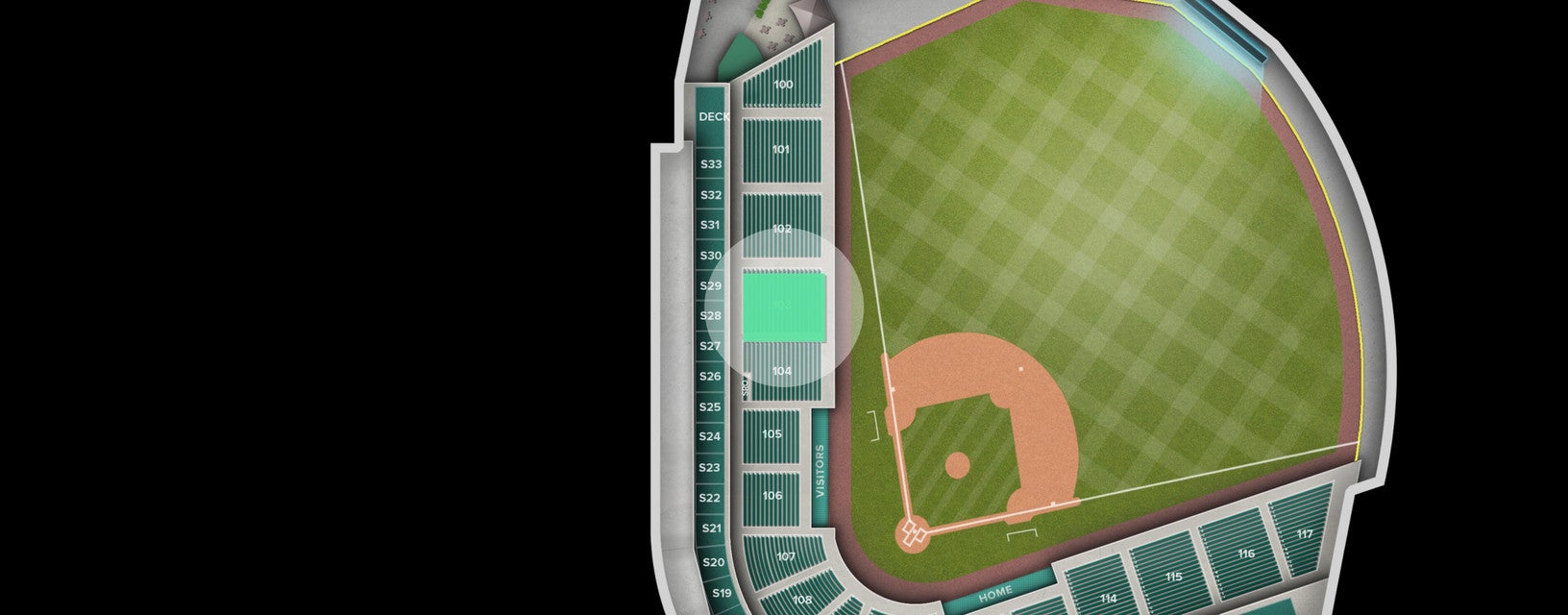 Seat view from Lower
