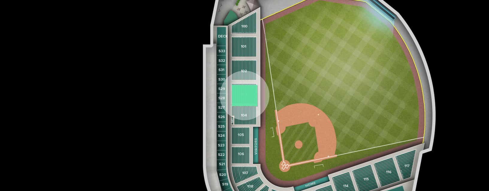 Seat view from Lower