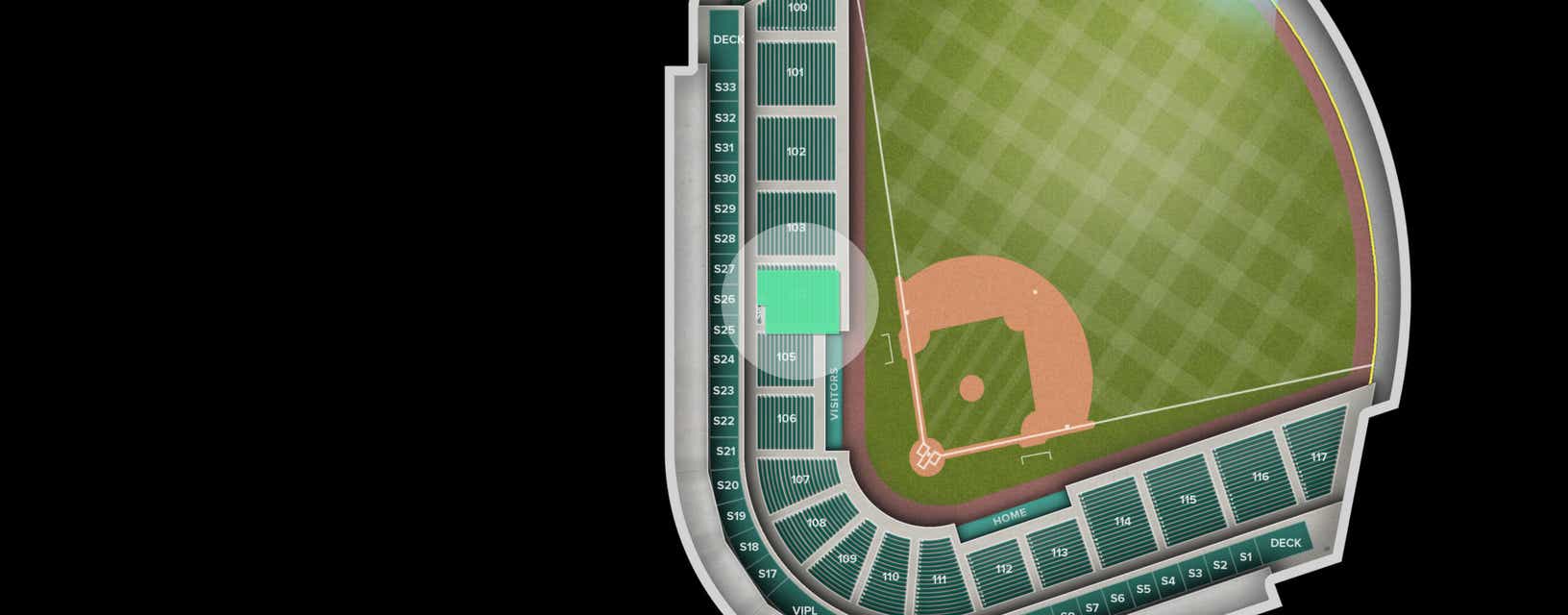 Seat view from Lower