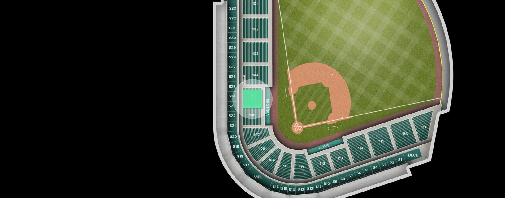 Seat view from Lower