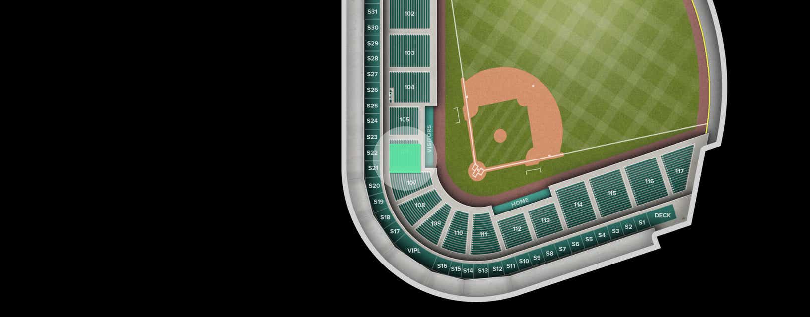 Seat view from Lower