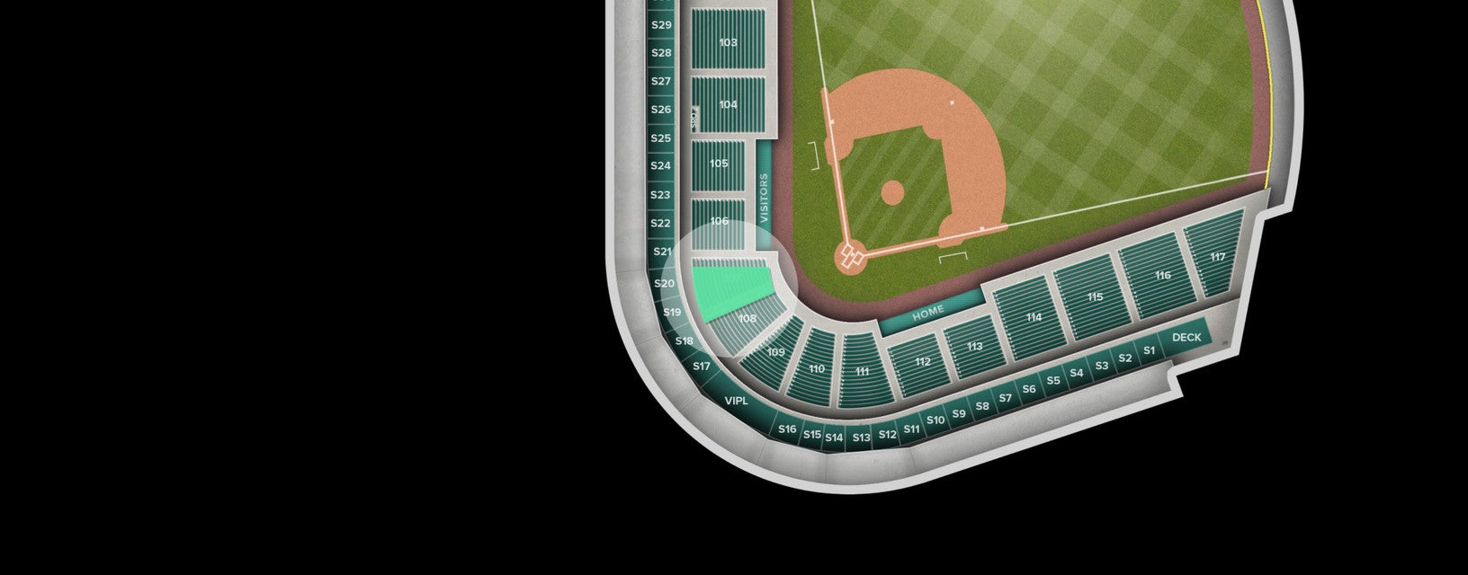 Seat view from Lower