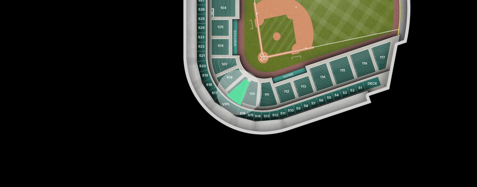 Seat view from Lower