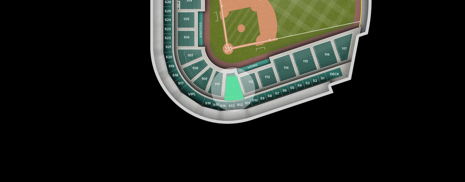 Seat view from Lower