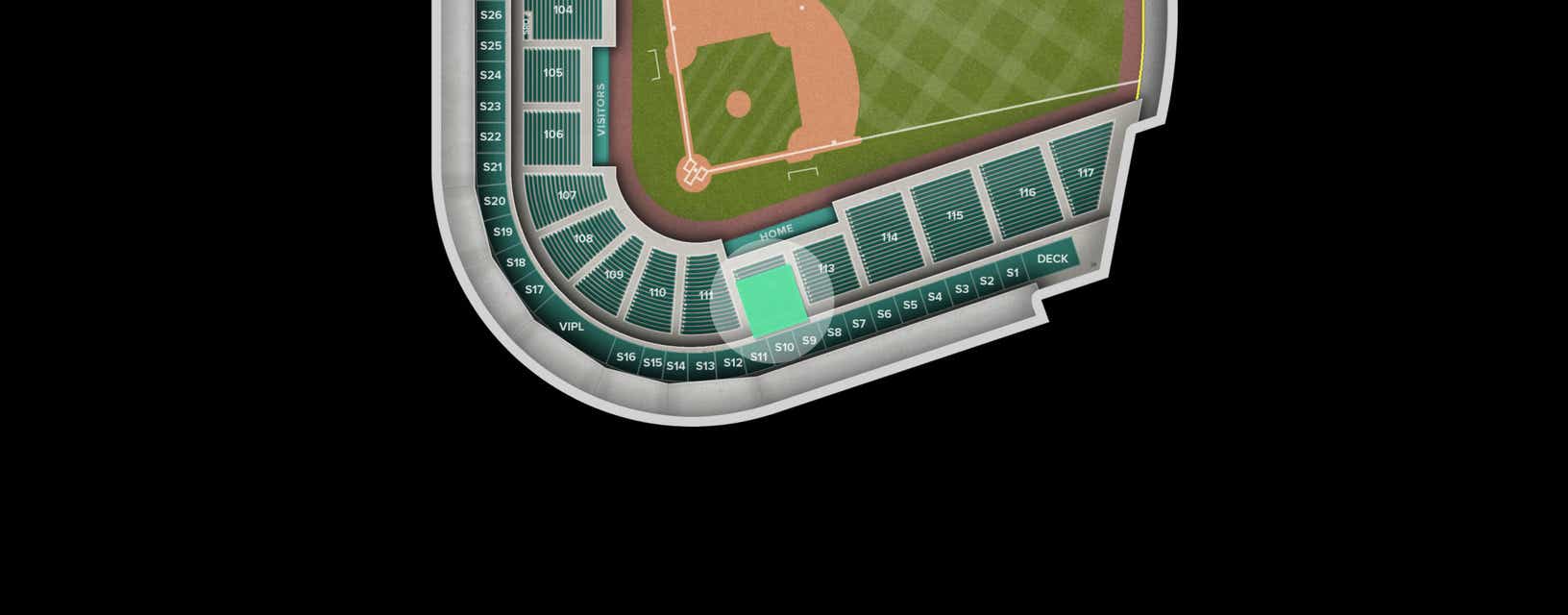 Seat view from Lower