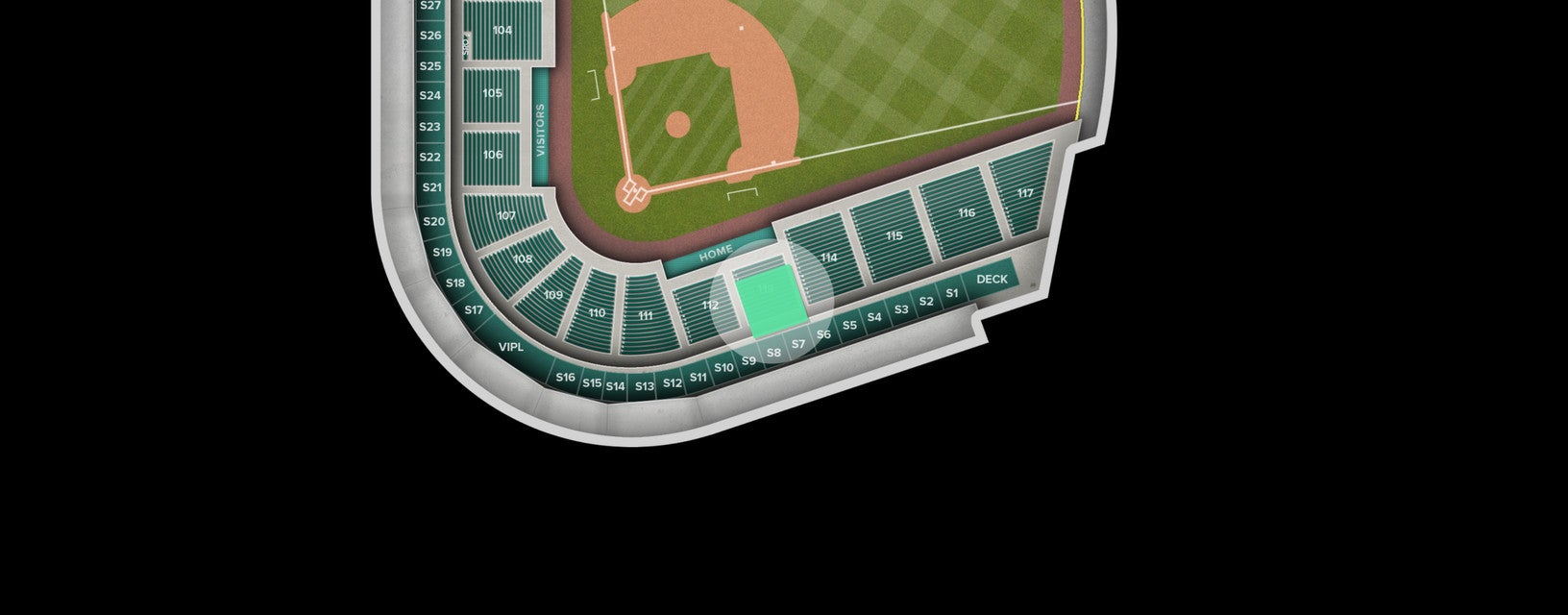 Seat view from Lower