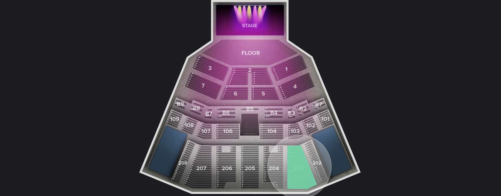 Seat view from Grandstand