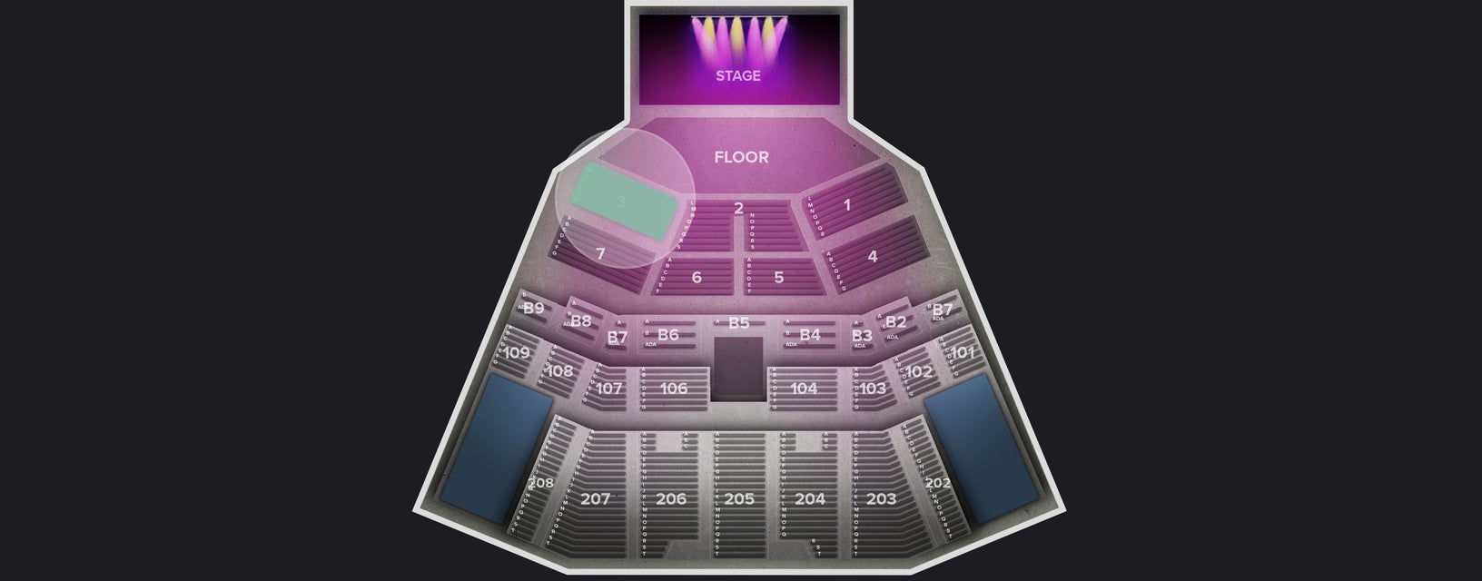 Seat view from Lower