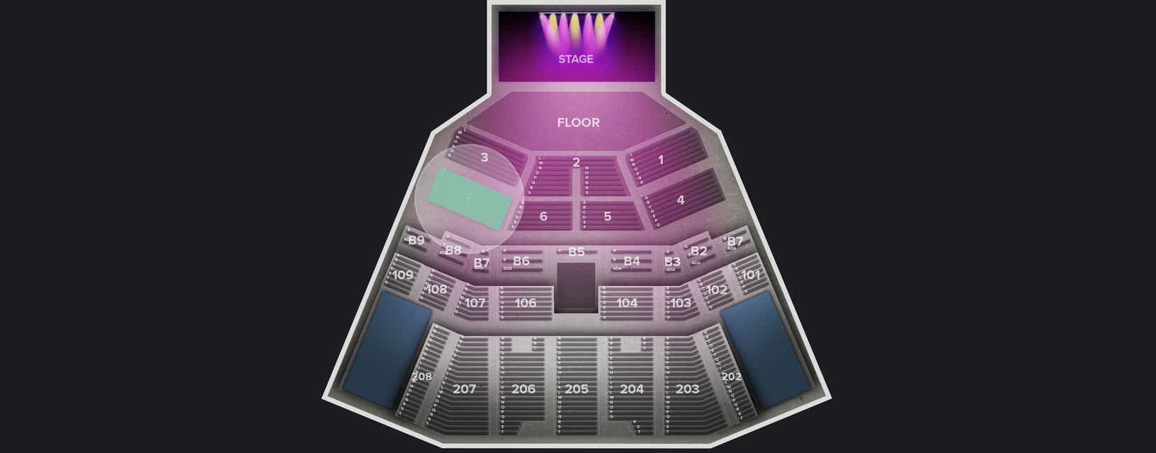 Seat view from Lower