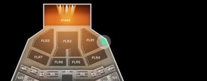 Seat view from Floor GA