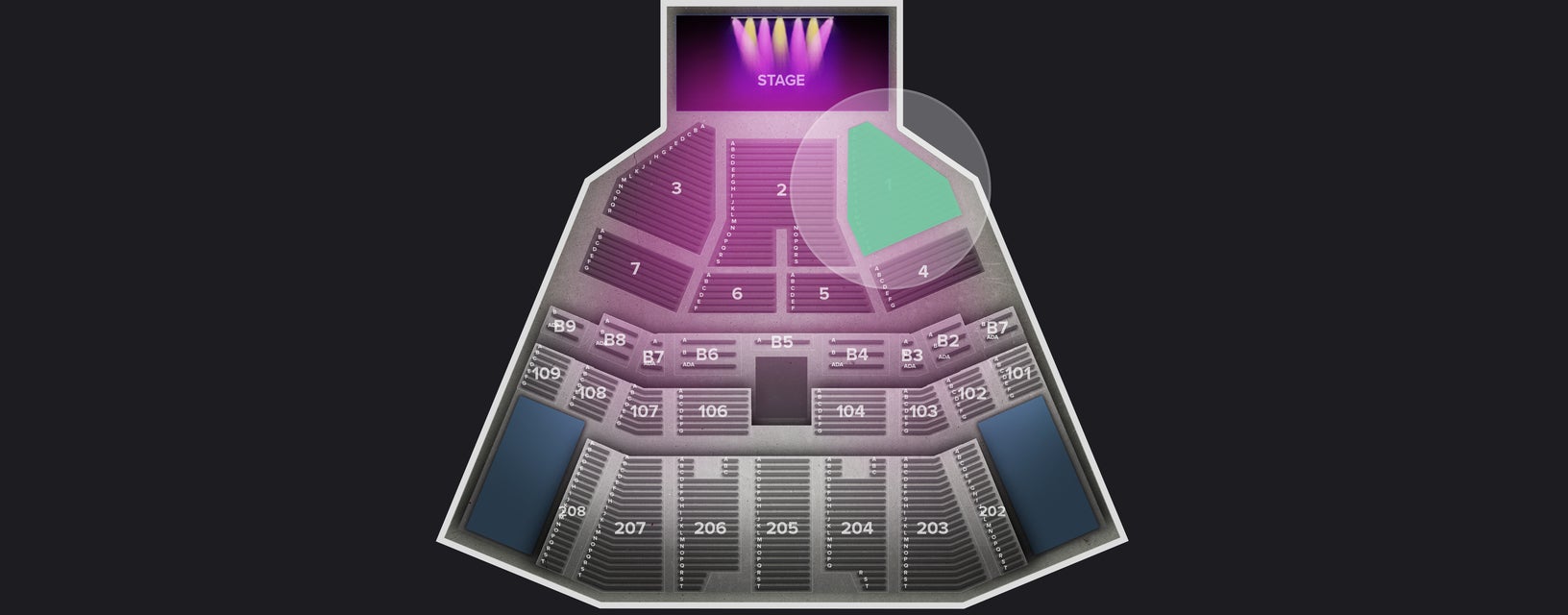 Seat view from Lower
