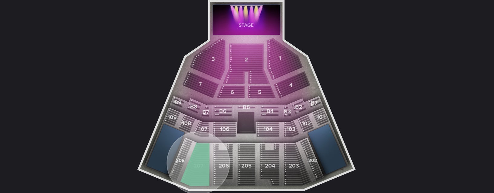 Seat view from Grandstand