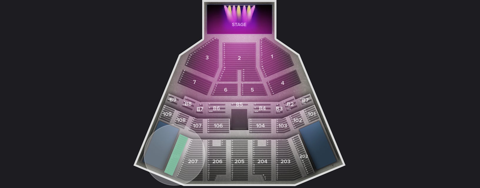 Seat view from Grandstand