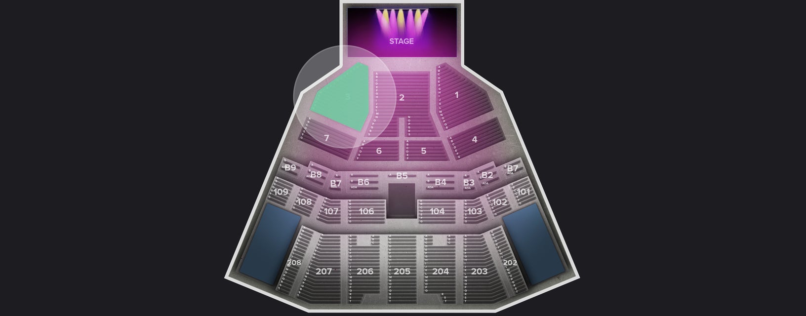 Seat view from Lower