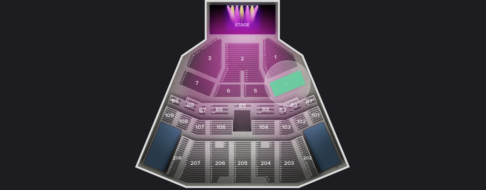 Seat view from Lower