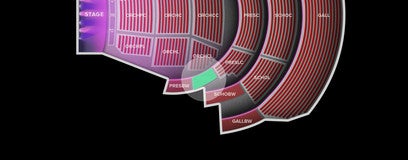 Seat view from Presidents Circle