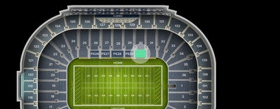 Seat view from Preferred